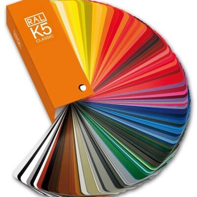 RAL color palette for metal shelves