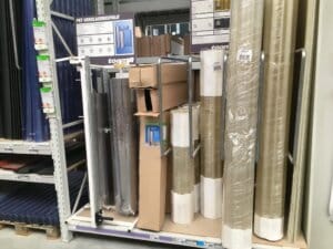 Tube bumpers for storage racks